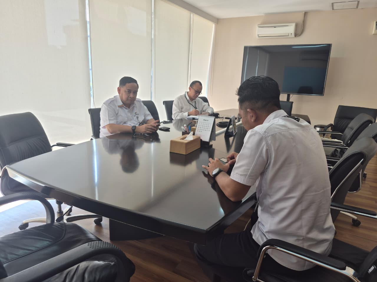 koordinasi perumda pasar jaya jelang idul fitri