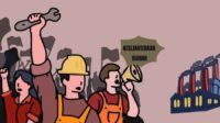 ilustrasi suara buruh