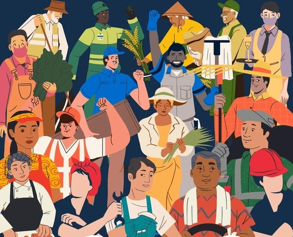 ilustrasi buruh